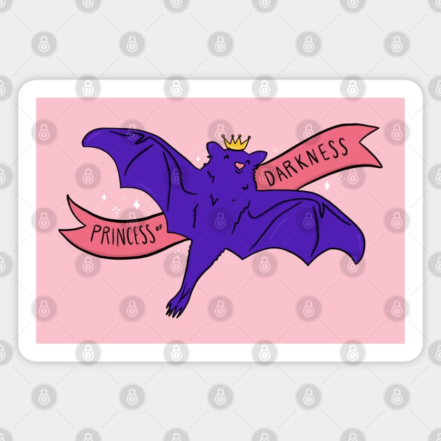 Princess of Darkness Magnet by Doodle by Meg